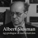 Portrait d’Albert Slosman, écrivain et chercheur spécialiste de l’Égypte ancienne.