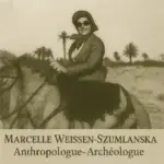 Portrait de Marcelle Weissen-Szumlanska, anthropologue française et auteure sur les origines civilisatrices.