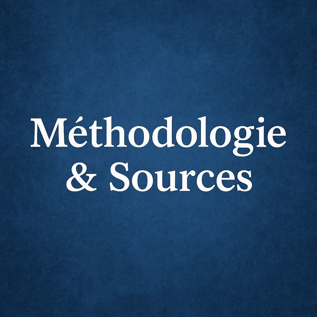 Lire la suite à propos de l’article Méthodologie & Sources